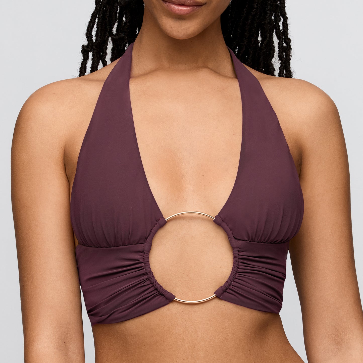 Bikini Triángulo Con Foam  Swim Lita burdeos