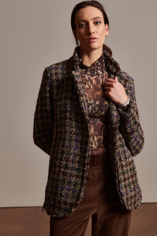 BOUCLE' TWEED BLAZER