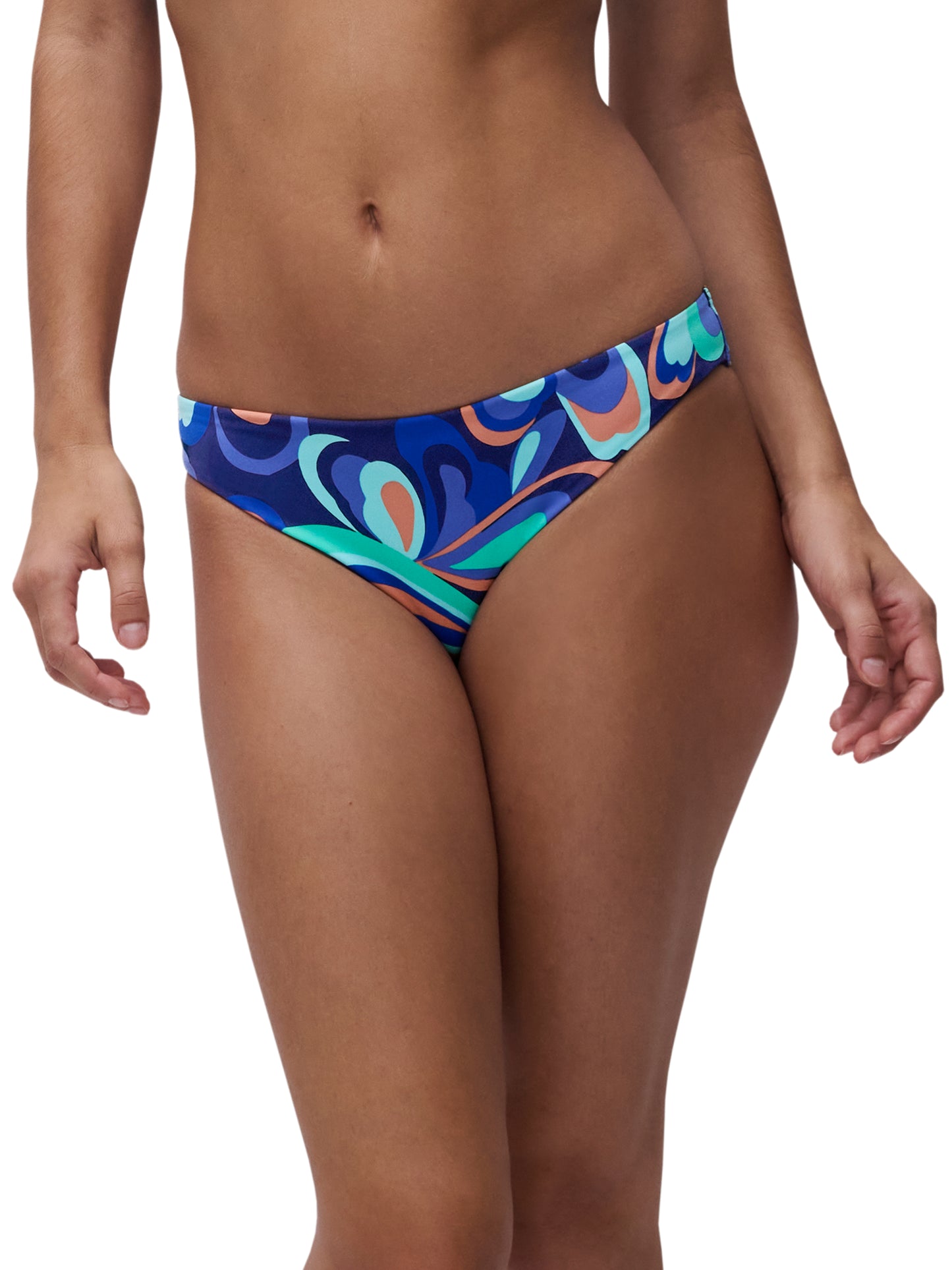 Braguita bikini estampado azul clásica Chantelle - flanesyfresones