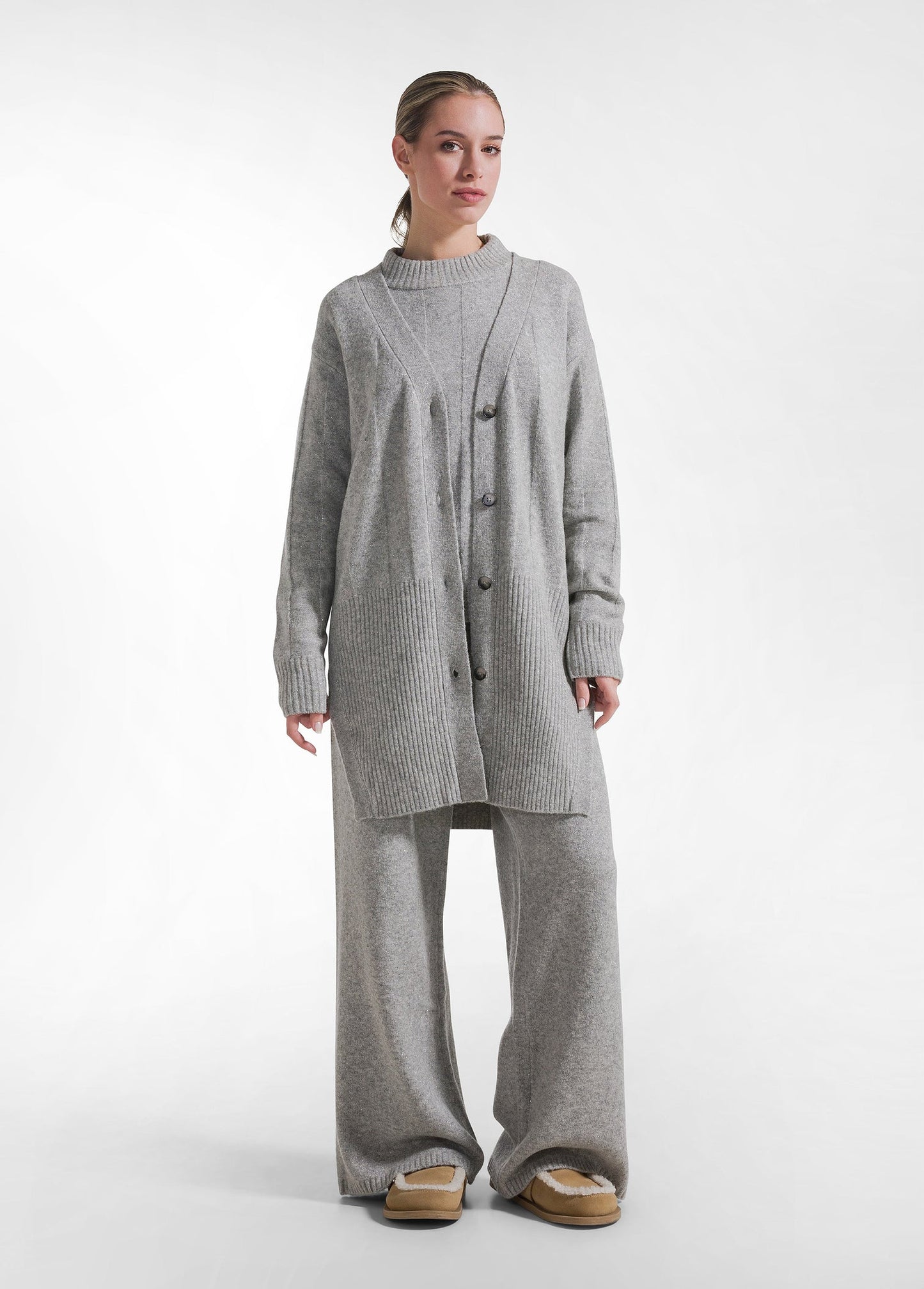 Chaqueta lana Gris