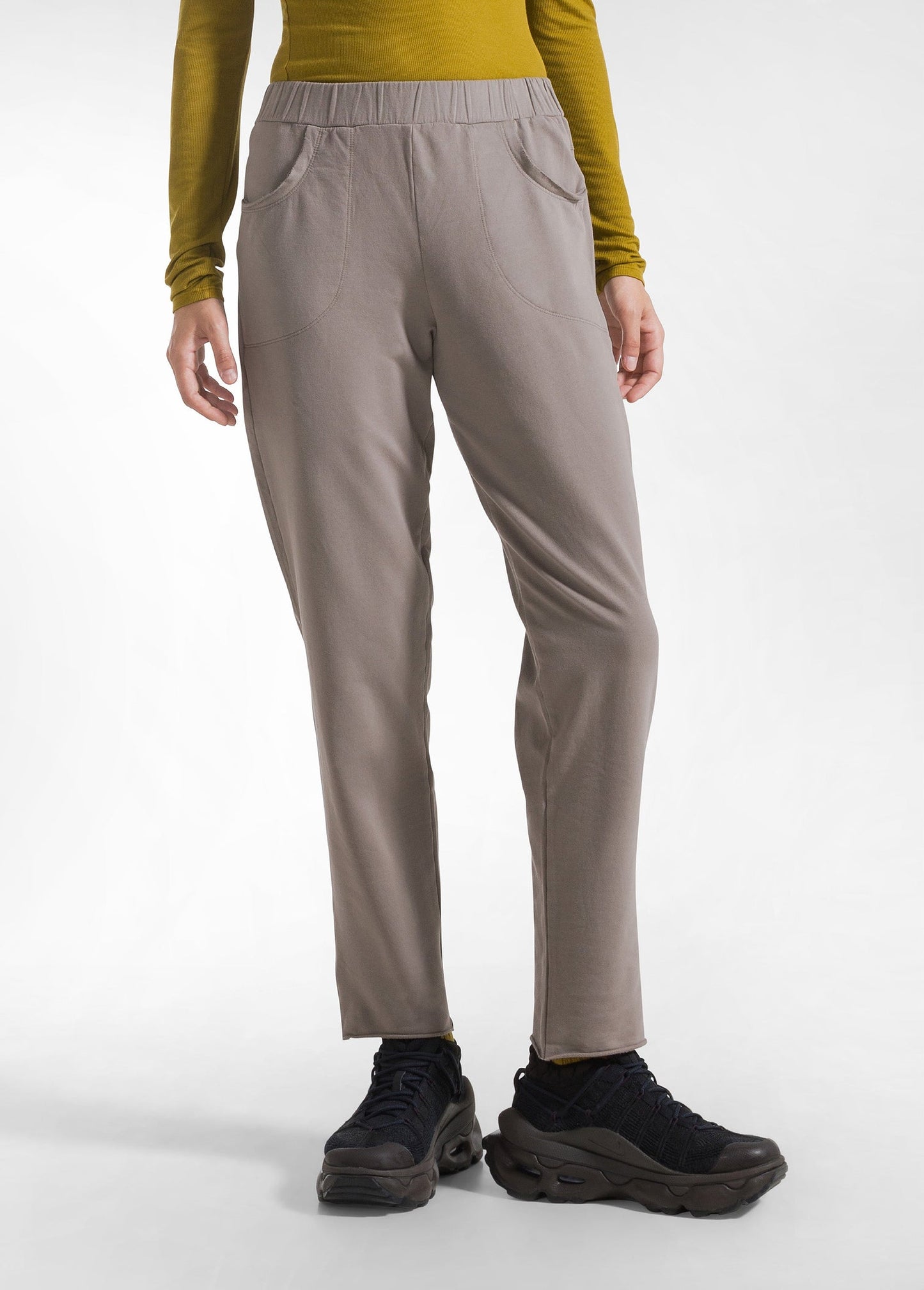 Pantalón algodón gris claro