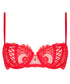 Sujetador Balconette encaje rojo Désirs de Venise - flanesyfresones