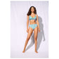 Braga Biquini pink-green - flanesyfresones