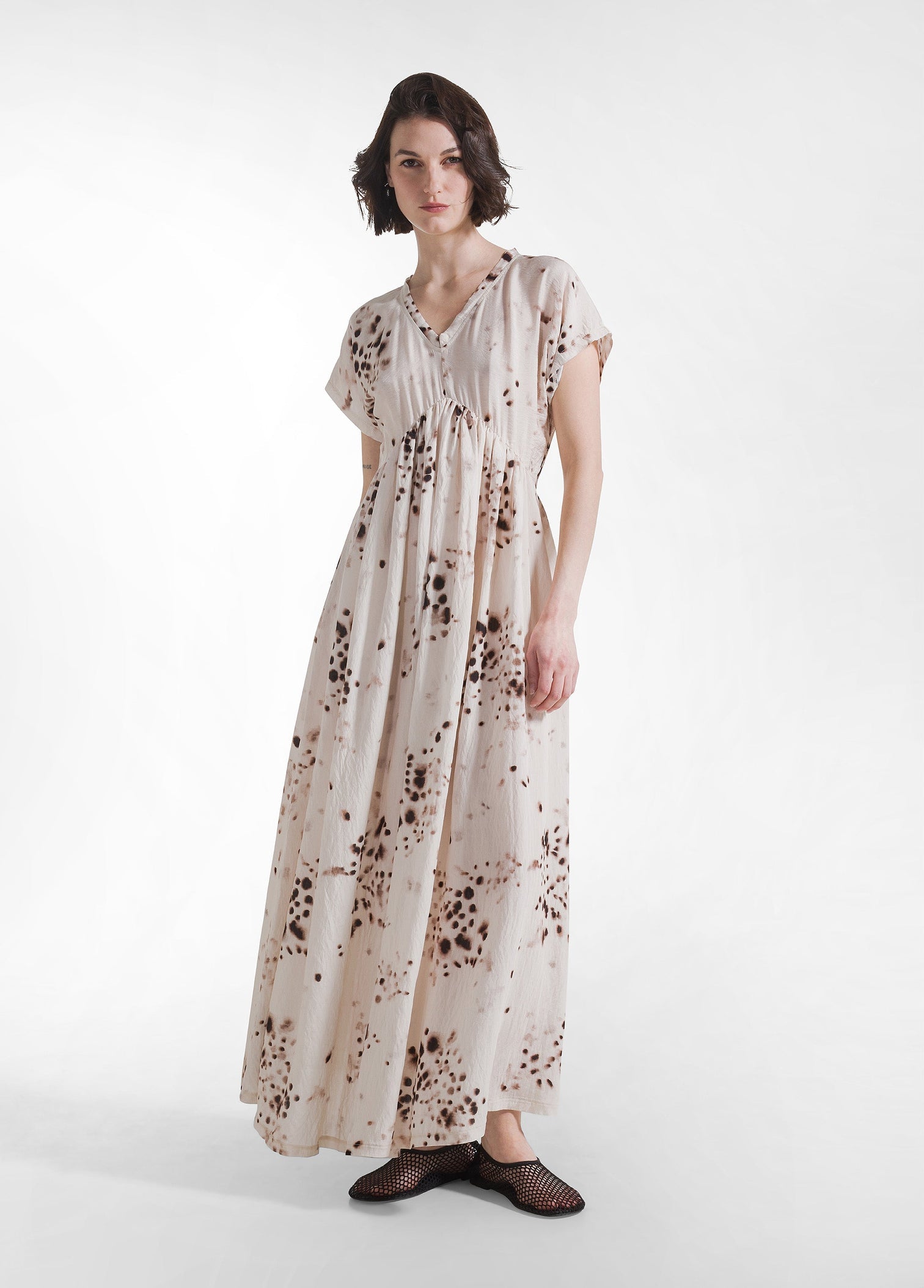 (Copia) VESTIDO NATURAL DOTS - flanesyfresones