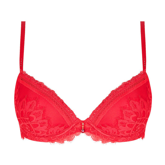 Sujetador copa encaje rojo Désirs de Venise - flanesyfresones