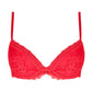 Sujetador copa encaje rojo Désirs de Venise - flanesyfresones