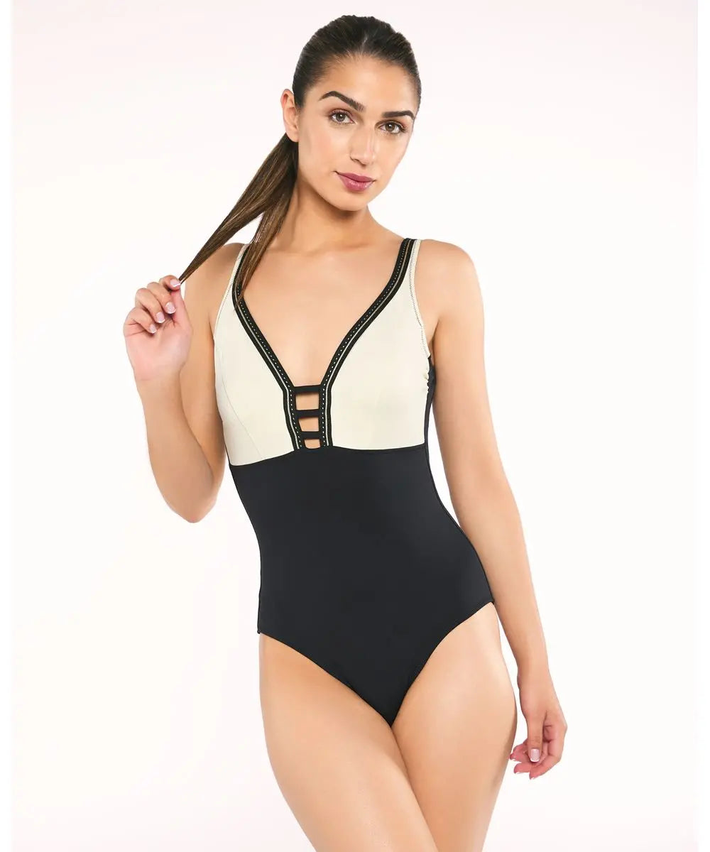 Dalis Bañador  escote "V" - flanesyfresones