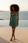 VESTIDO CORTO TURQUESA - flanesyfresones