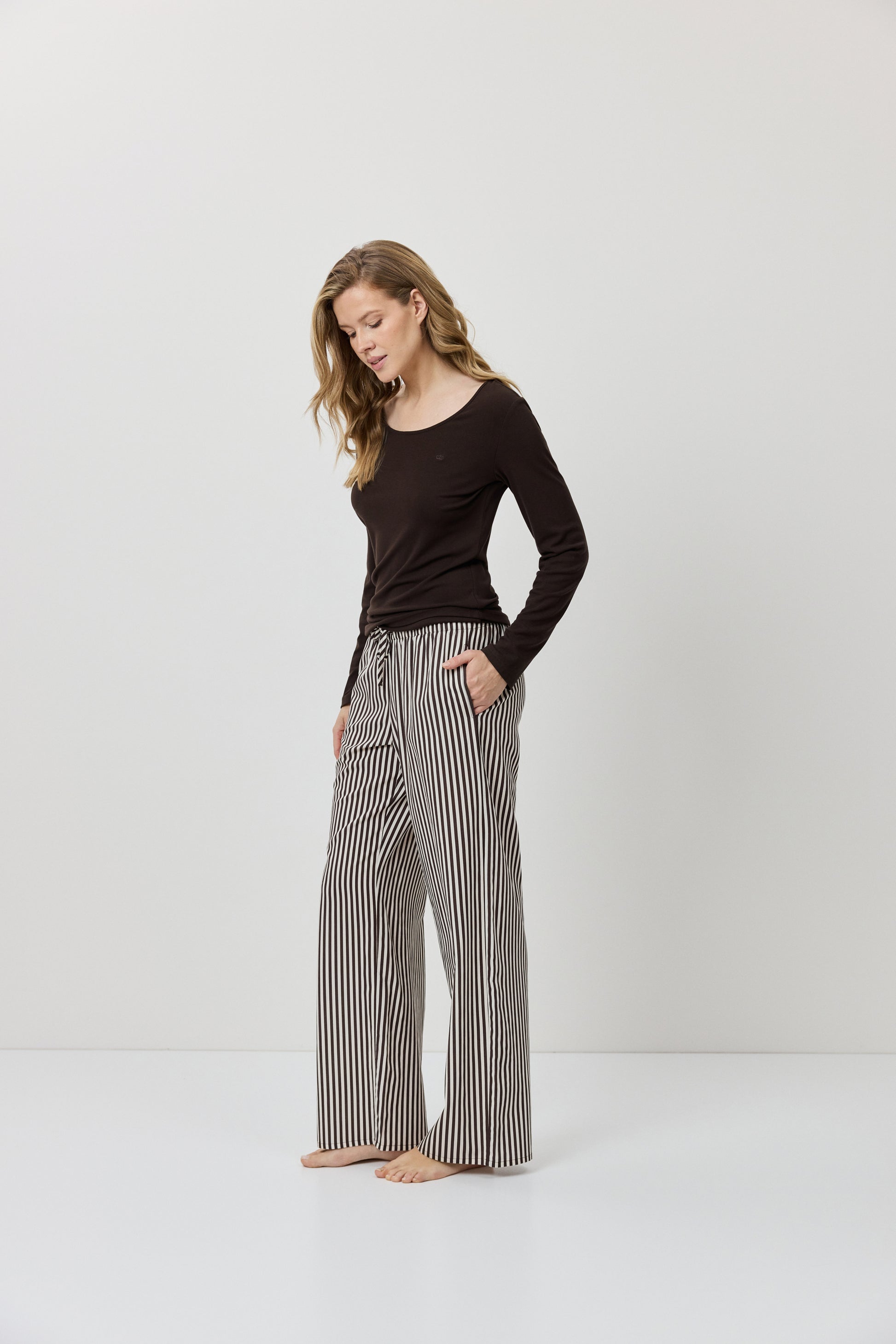 Pijama largo Bailey - flanesyfresones