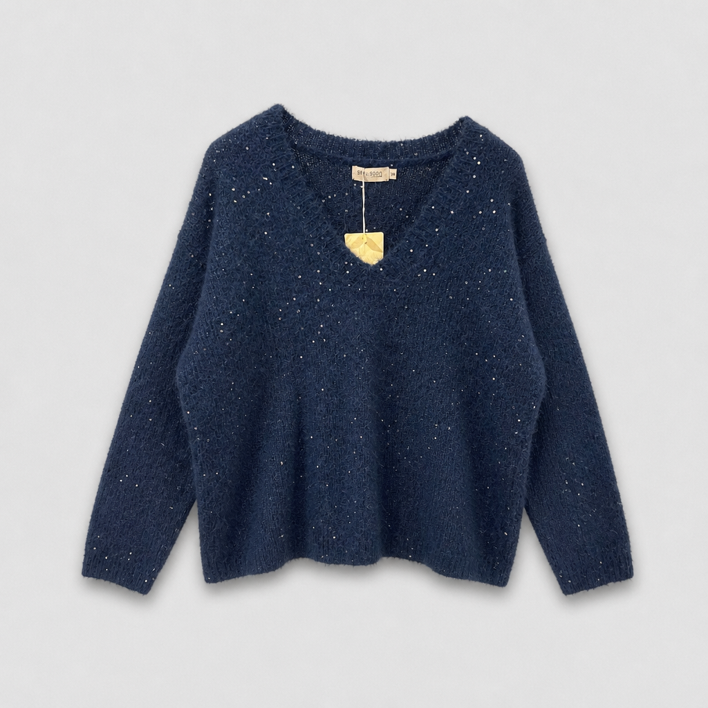 Jersey navy pico
