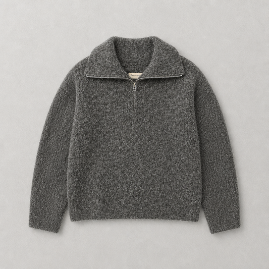 Jersey cremallera dark grey