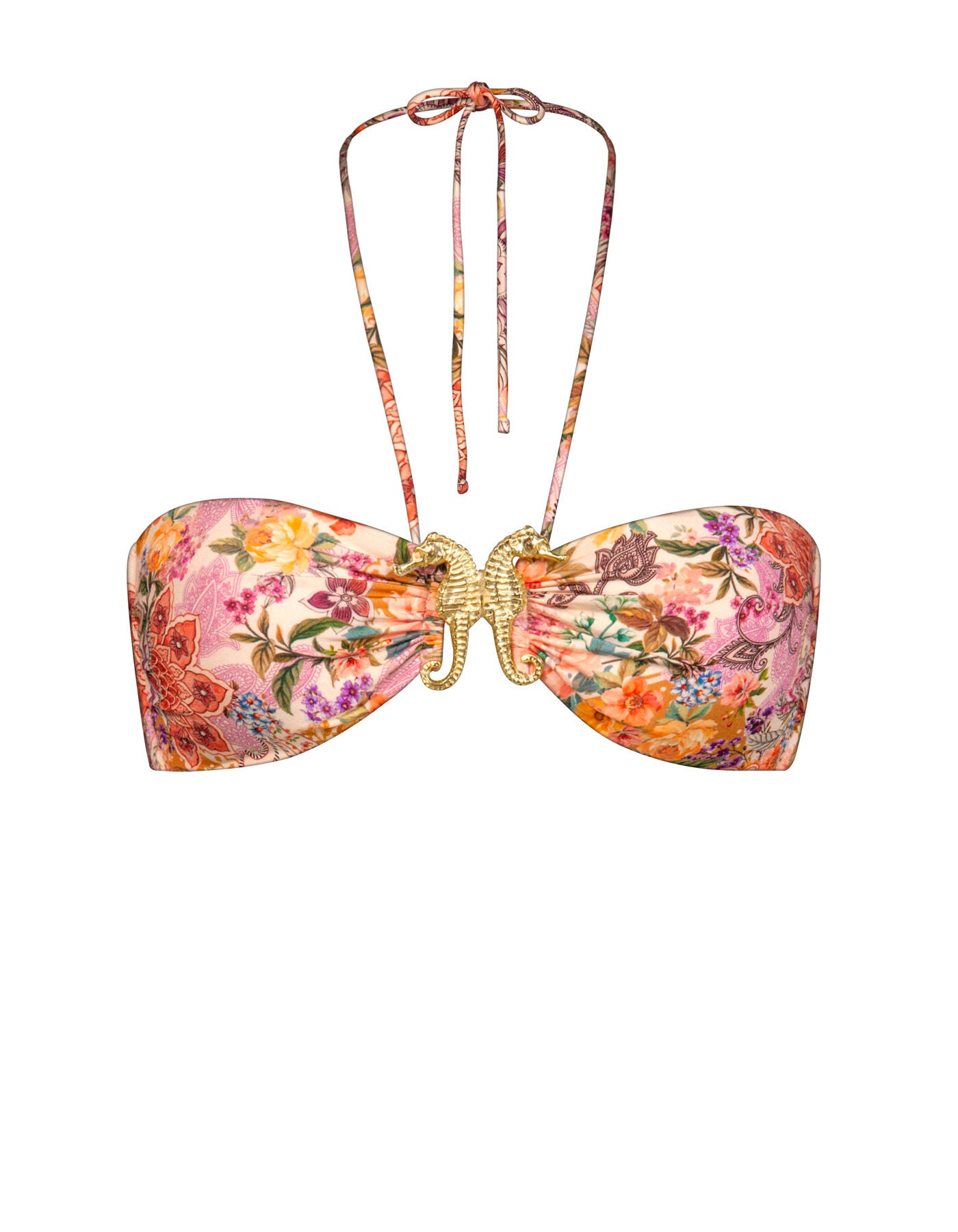 Biquini top PINK SPRING - flanesyfresones