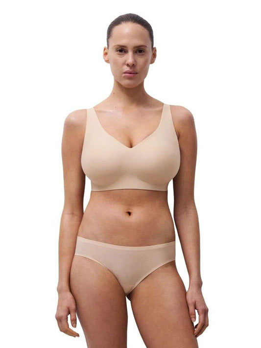 Top sin aros shimmer nude