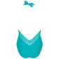 Bañador Turquesa ajourage couture - flanesyfresones