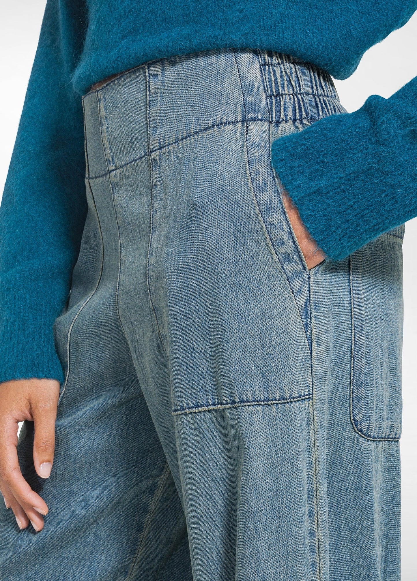 PANTALONE WORK IN DENIM TENCEL OTHER