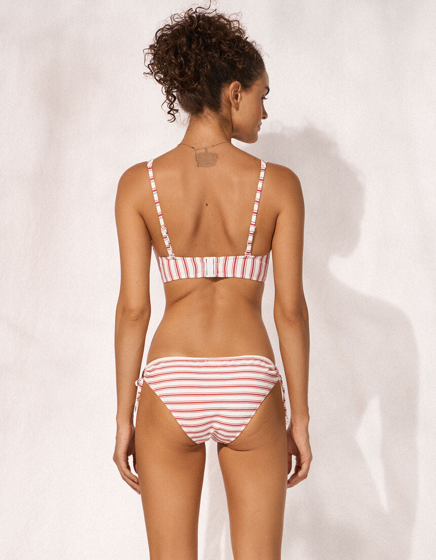 Biquini top red-white-Goji