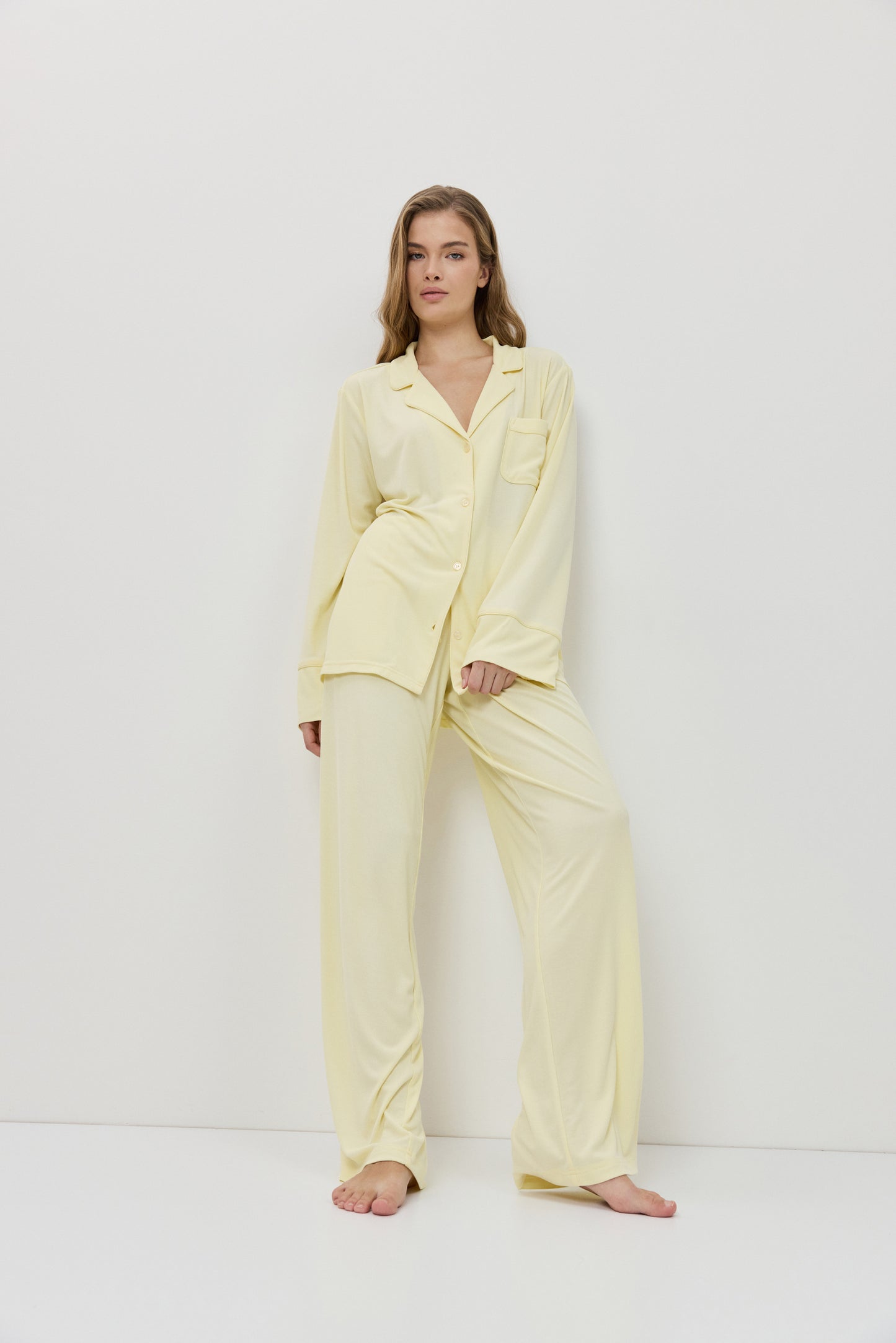 Pijama largo Cassia - flanesyfresones