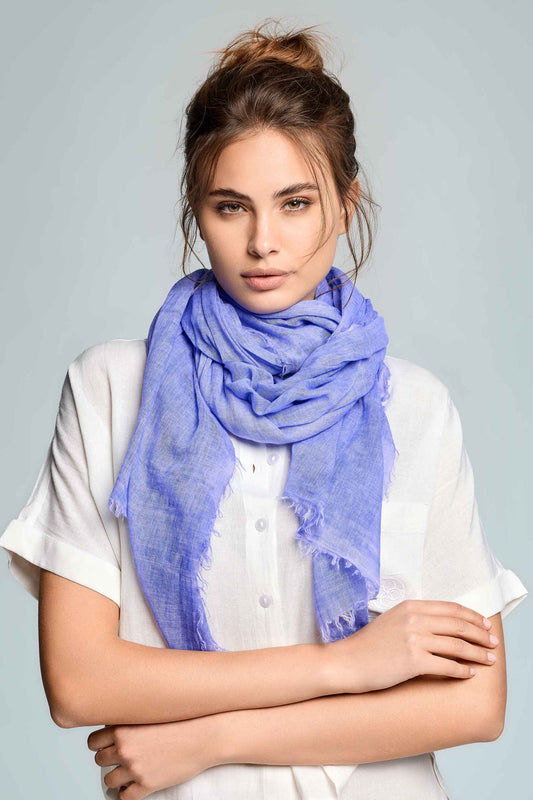Pashmina de un solo color - flanesyfresones