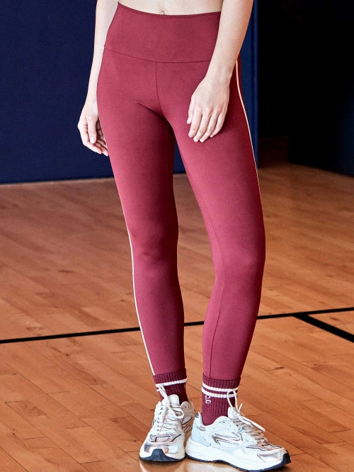 Leggings largo Granate