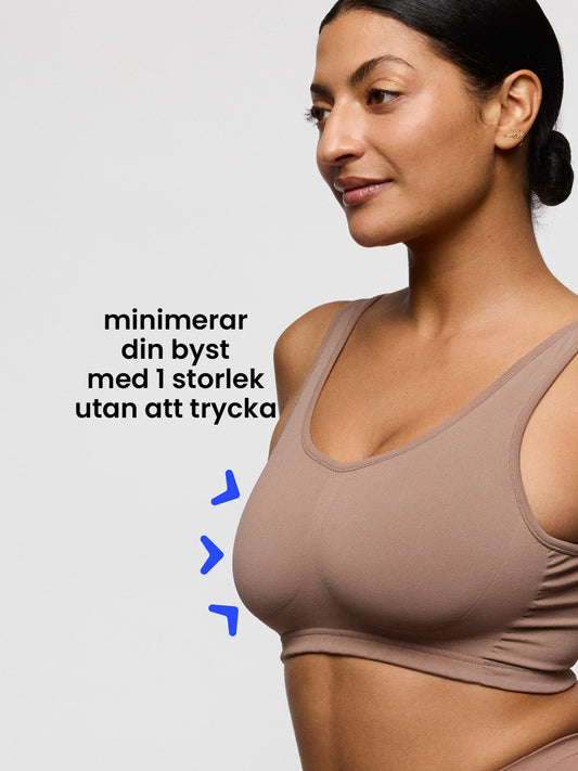 Sujetador PrimaDonna reductor sin aros de compresión media - flanesyfresones