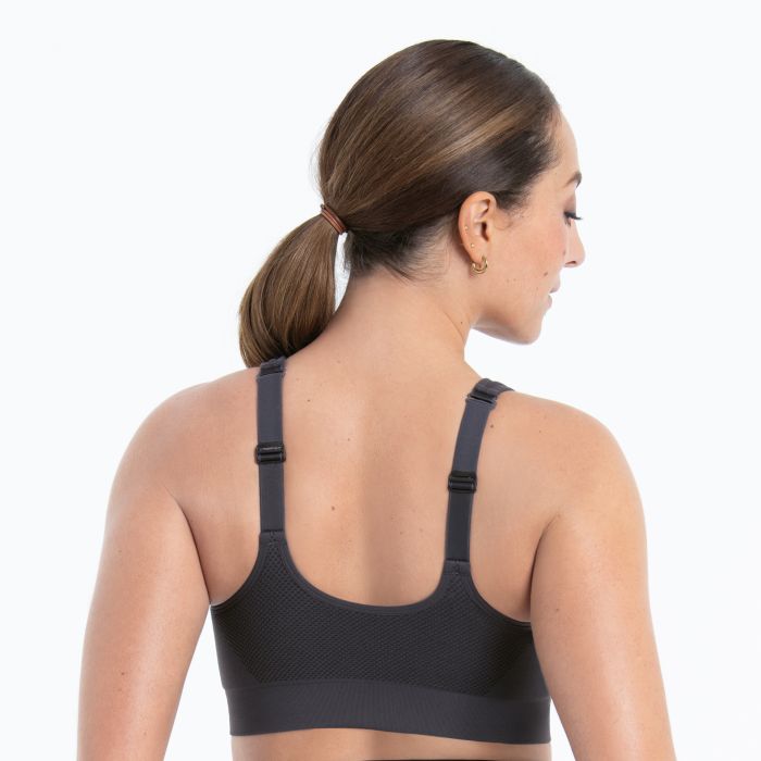Sujetador deportivo con cremallera frontal - flanesyfresones