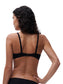 Top bikini negro tachuelas con aro cobertura completa Chantelle - flanesyfresones
