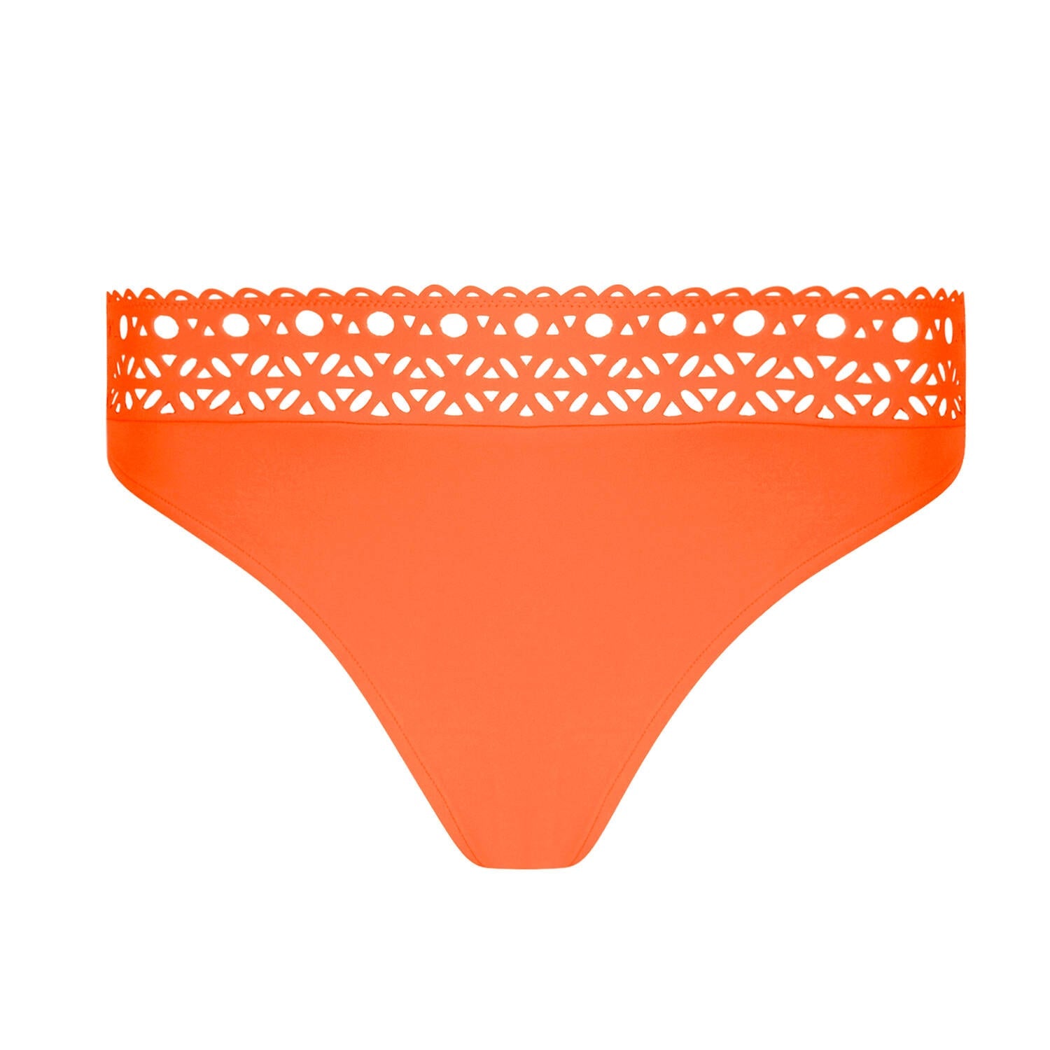 Bikini Slip naranja Ajourage couture - flanesyfresones