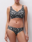 Top sin aros shimmer print