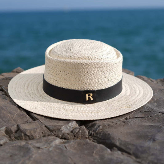 Sombrero Mujer Paja Blanco ACAPULCO