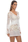 Long Sleeve Short Dress - flanesyfresones