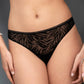 Tanga negra Tigre Velours