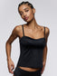 Top sin aros negro MAYELA