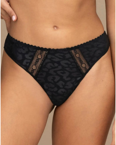 Tanga negro  Atelier Sensualité Fauve