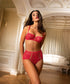 Sujetador Balconette encaje rojo Désirs de Venise - flanesyfresones
