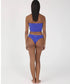 Top azul Bandeau Sin Tirantes