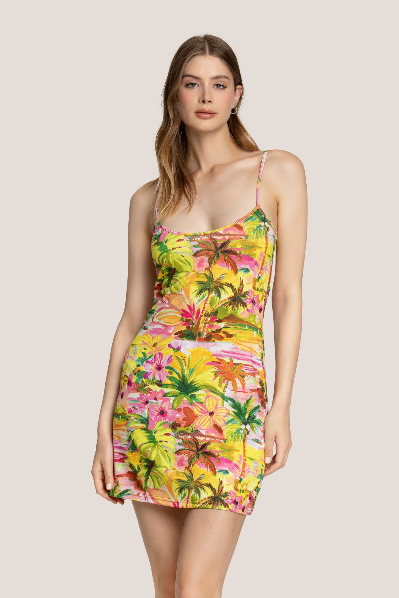 Vestido tropical