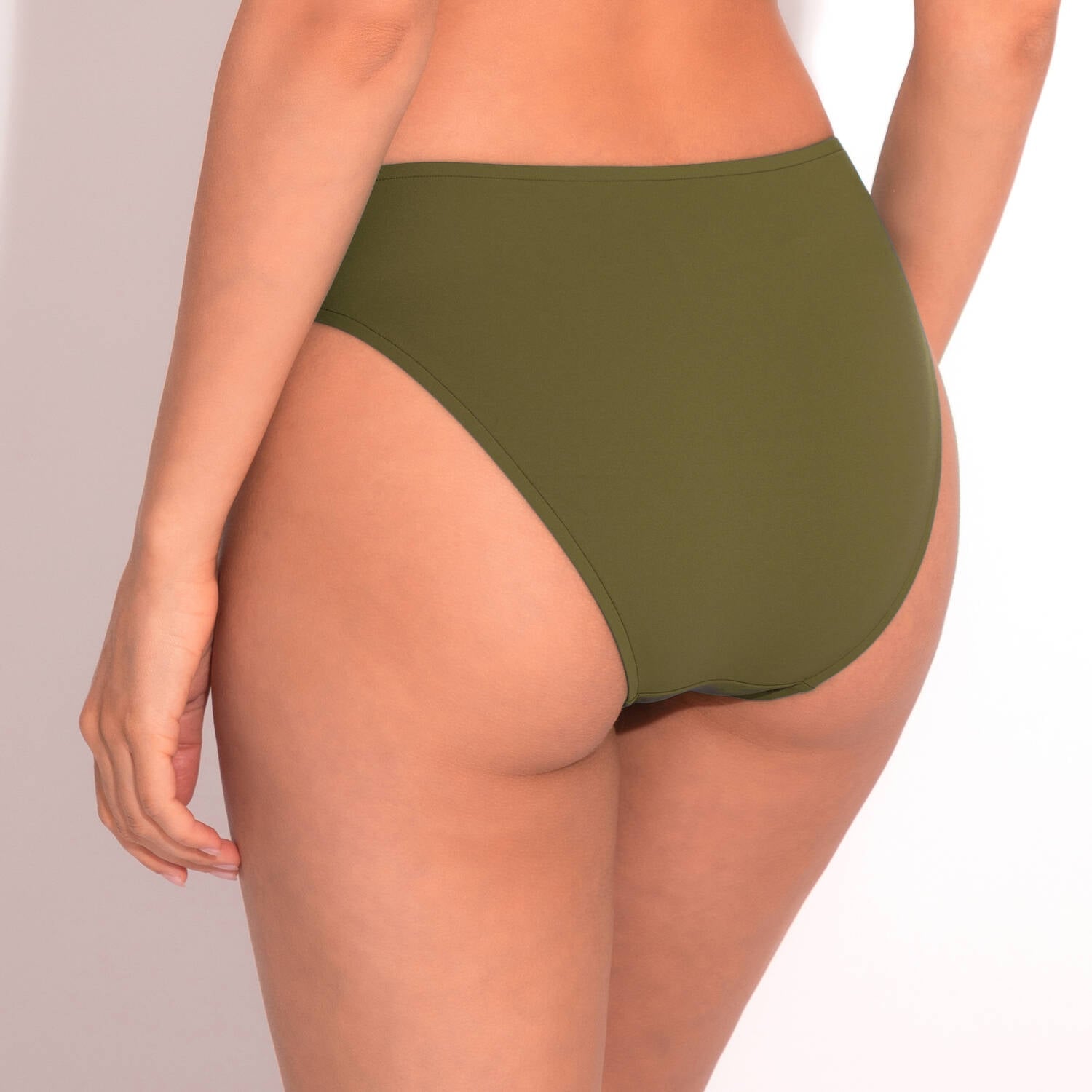 Bikini Slip kaki Ajourage couture - flanesyfresones