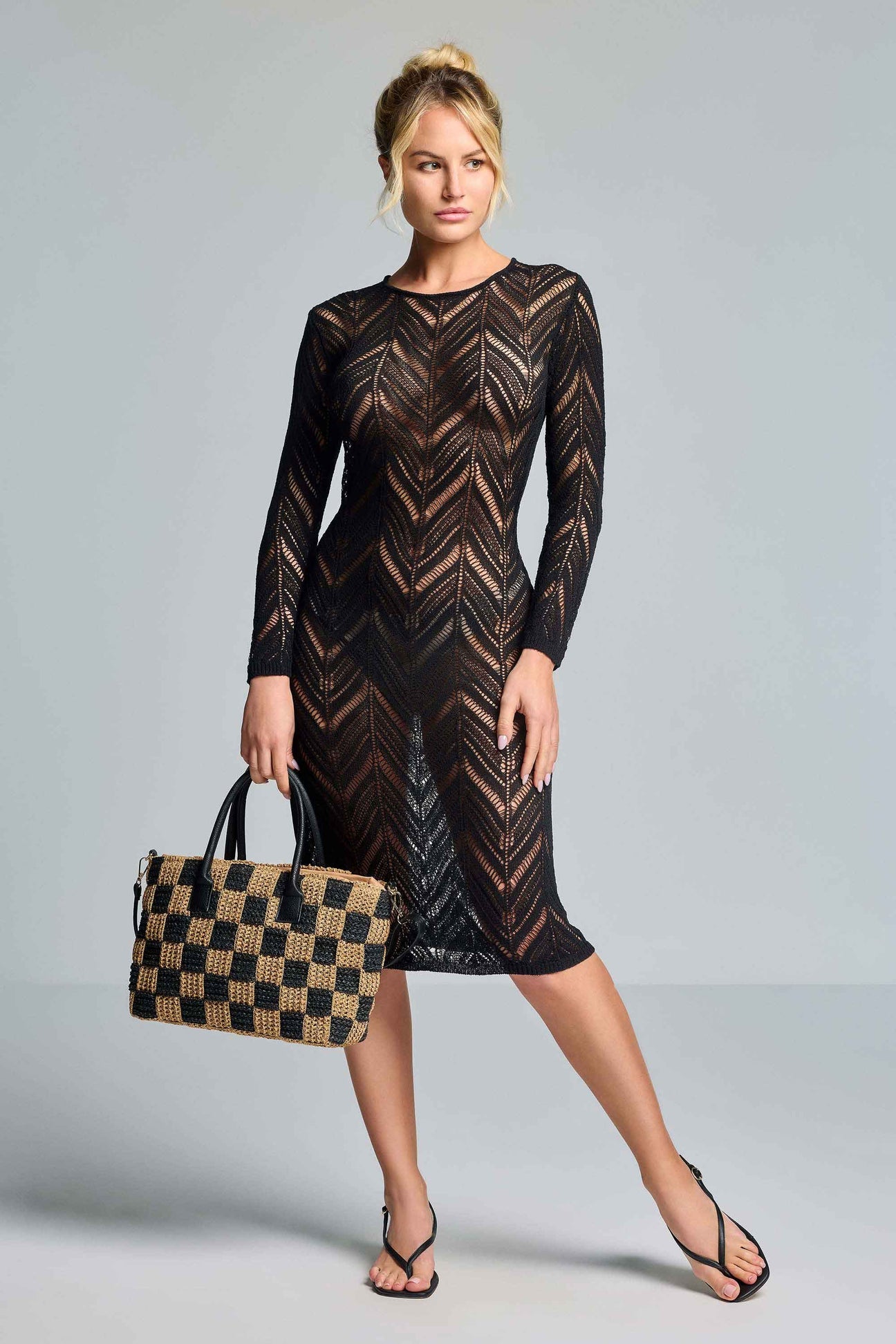 Vestido Sole negro - flanesyfresones
