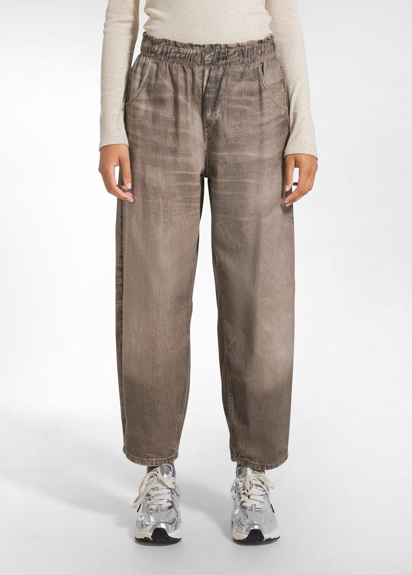 PANTALONI BALLOON STAMPA DENIM OTHER