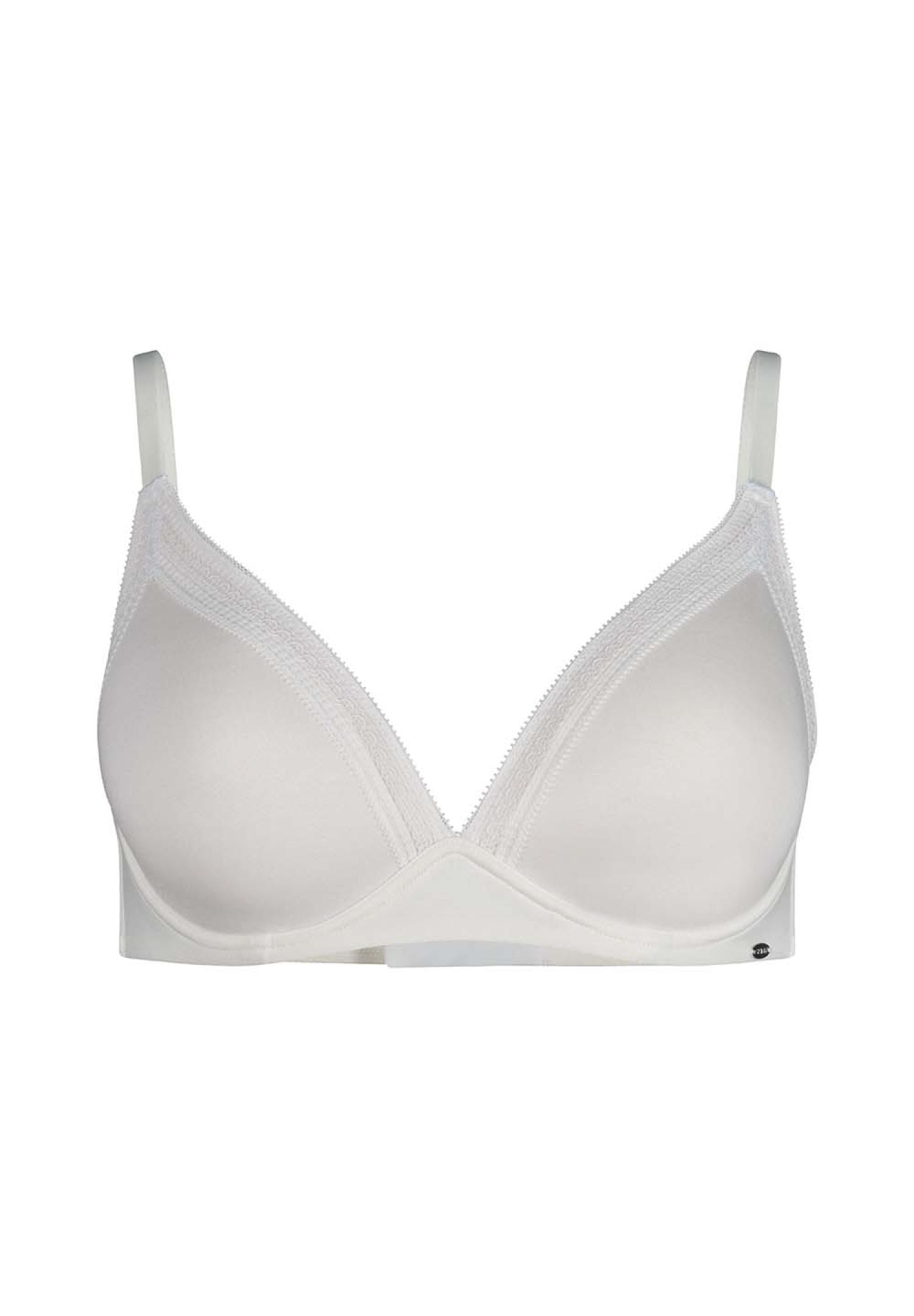 Sujetador sin aros de algodón con encaje: comodidad natural y sujeción ligera - flanesyfresones