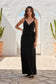 VESTIDO LONGUE NEGRO  LA SMARTISSIME - flanesyfresones