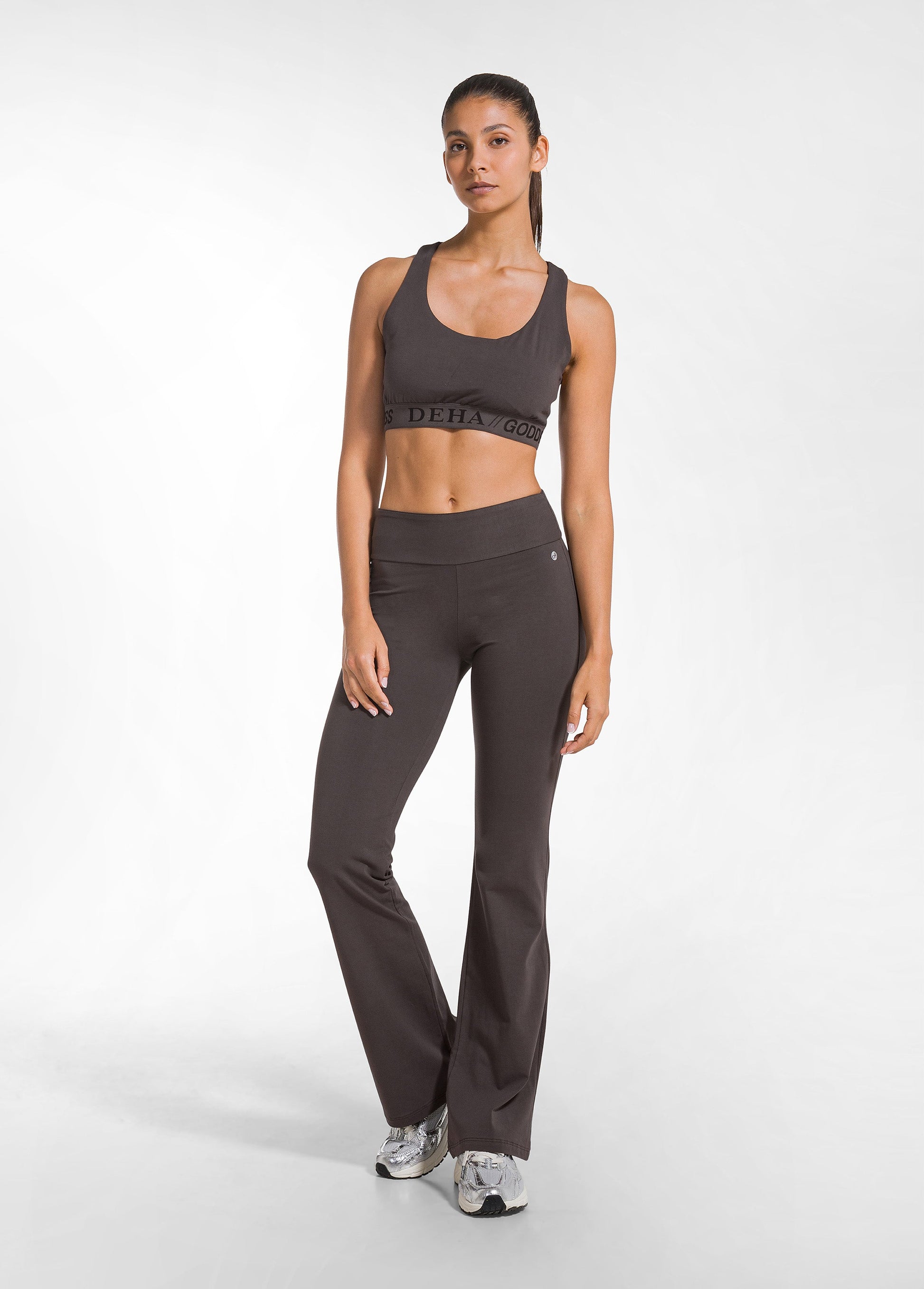 LEGGINGS YOGA  - BROWN - flanesyfresones