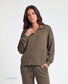 Chaqueta cremallera y pantalon gris