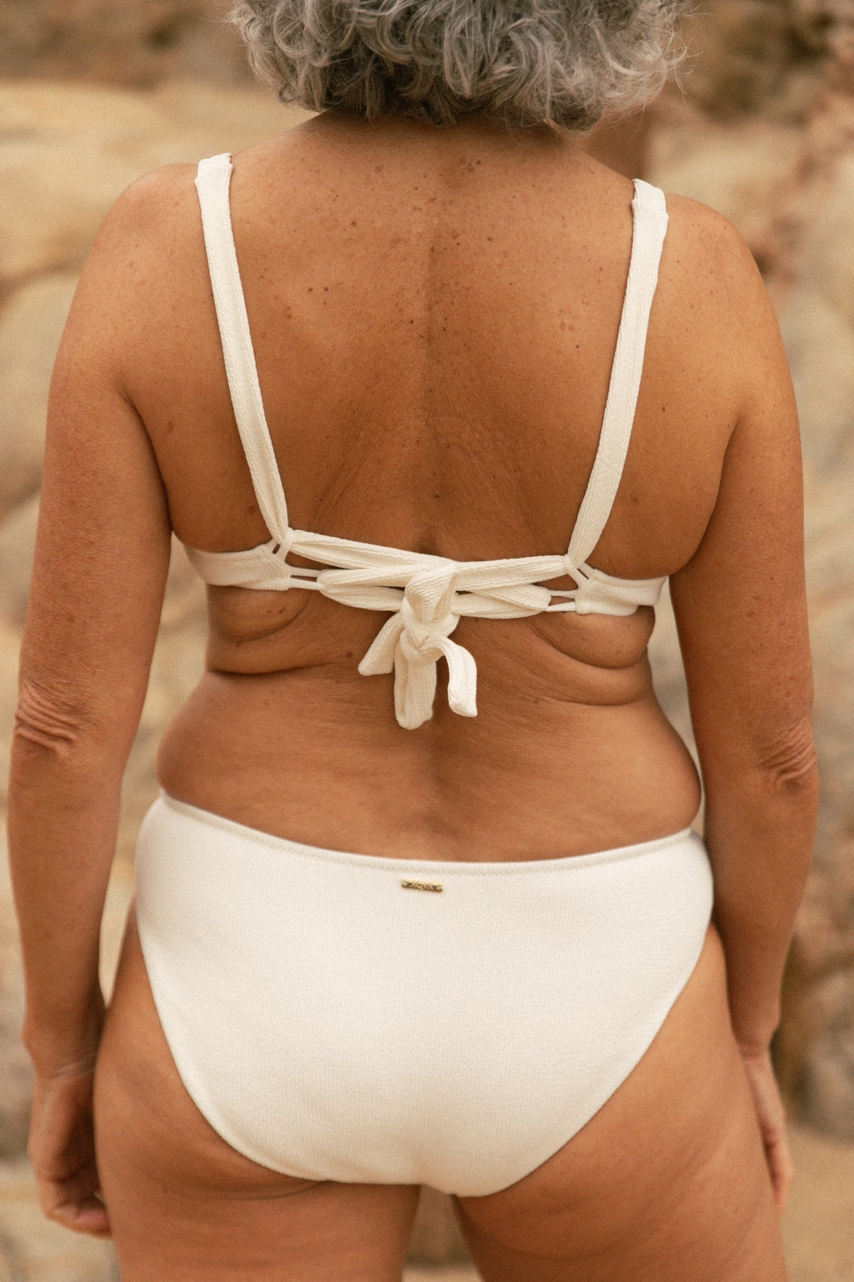 Braga biquini ivory AQUA
