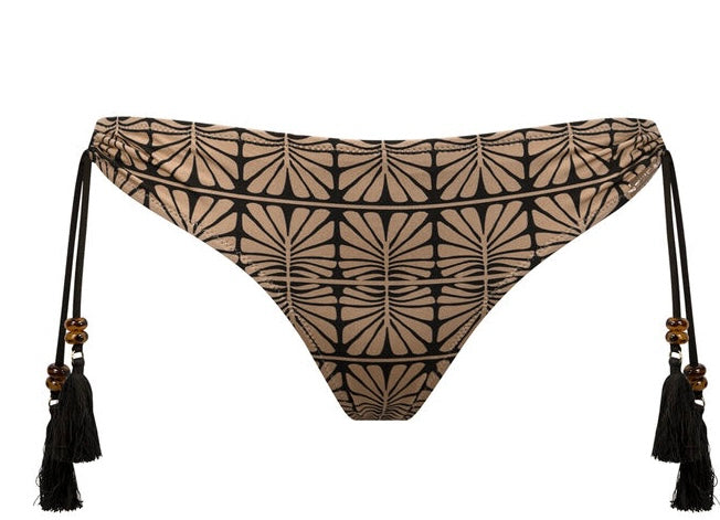 Bikini slip Caramel-Black