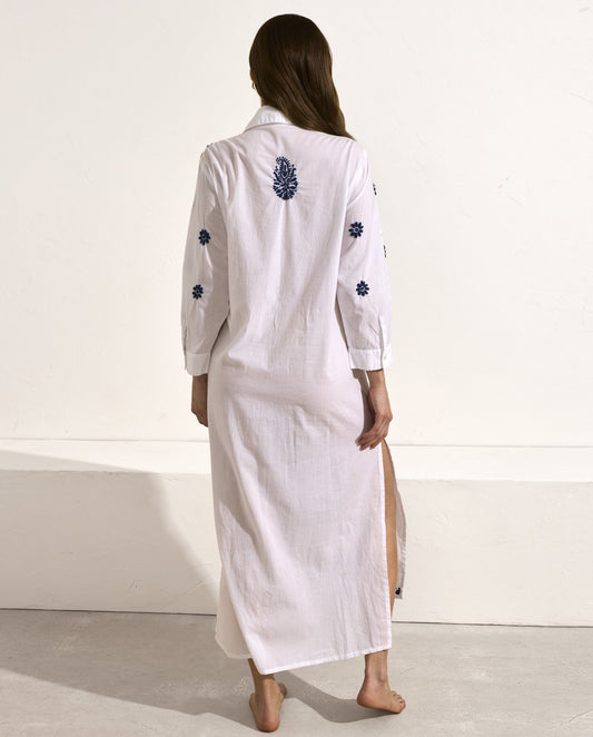 Vestido camisero blanco