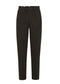 PINSTRIPED STRAIGHT PANTS BLACK