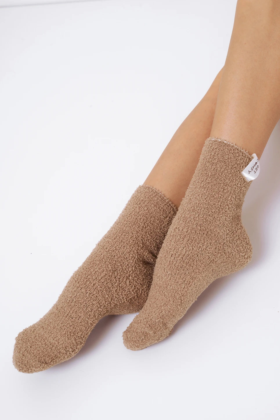 Comfy socks 2-pack latte/ecru