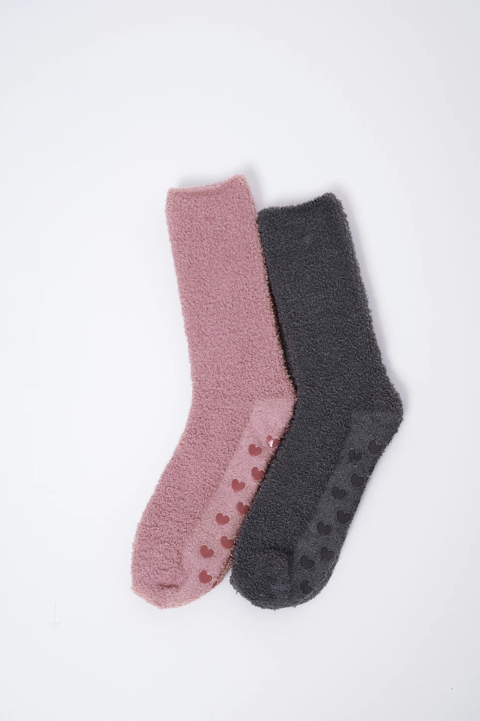 Lovely socks 2-pack pink/grey
