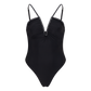 FLEUR Rhinestone swimsuit Black